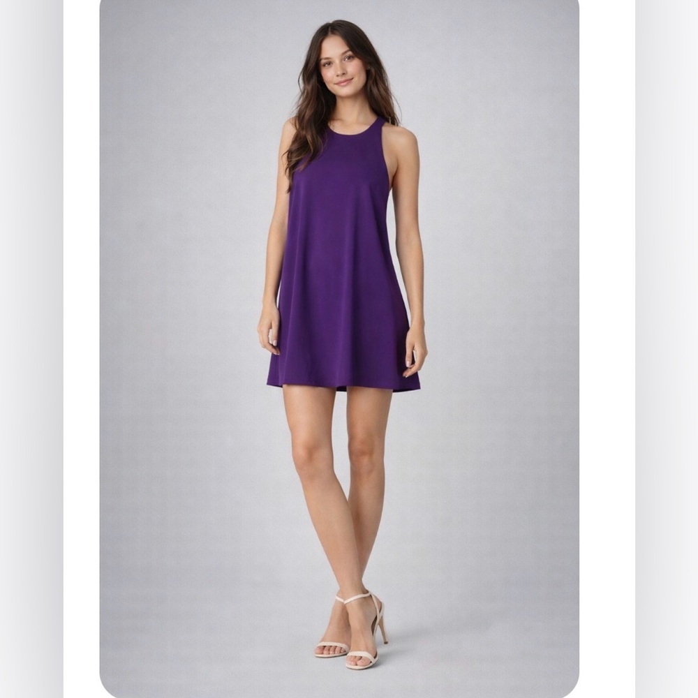 Alice + Olivia Trina Tunic Dress Purple